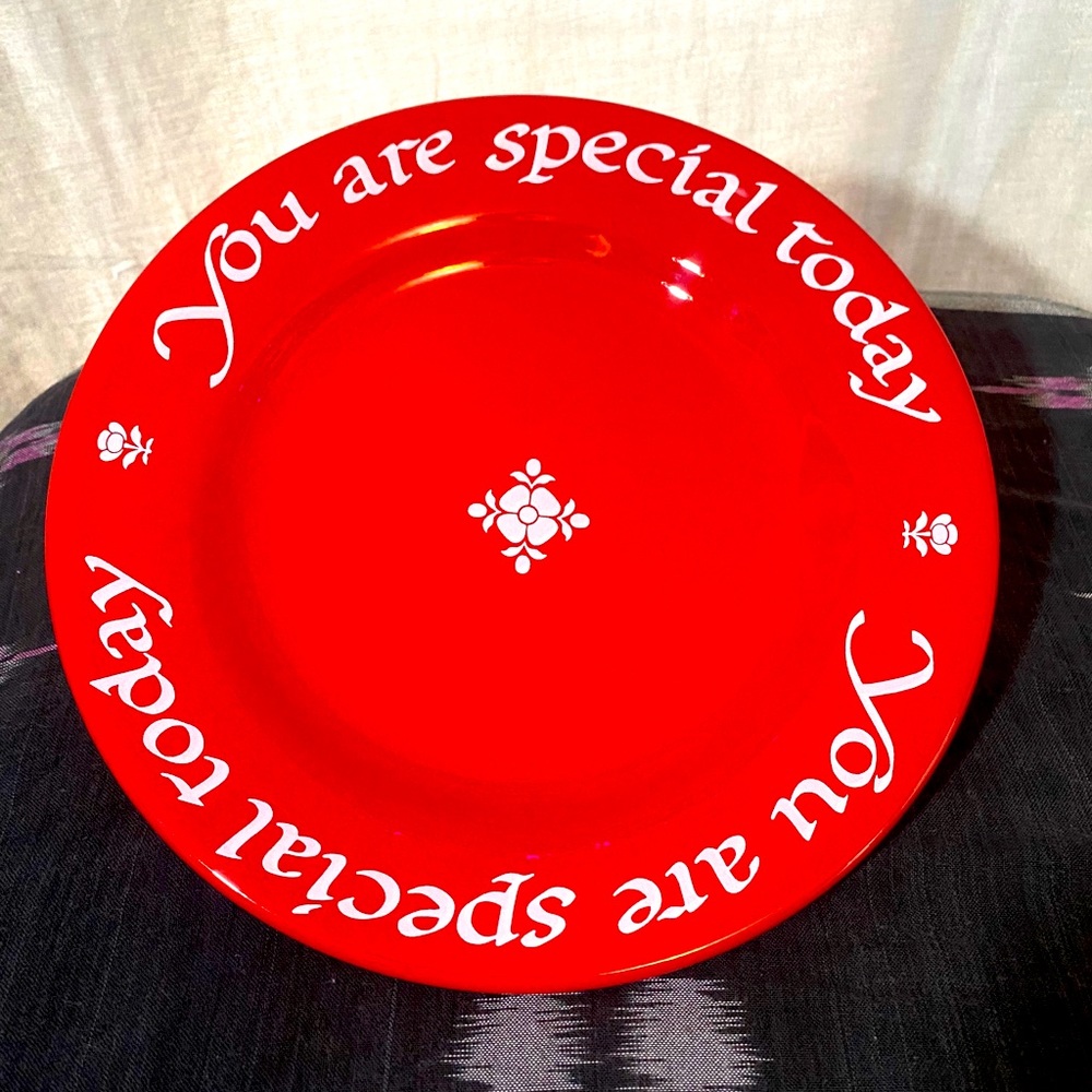 You Are Special Today Plate